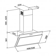 Hota Decorativa Tornado LANA 700 (50) LED BEJ